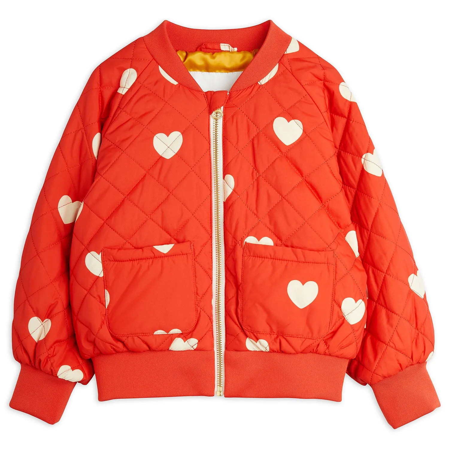 All Over Hearts Baseball Jacket  - FINAL SALE