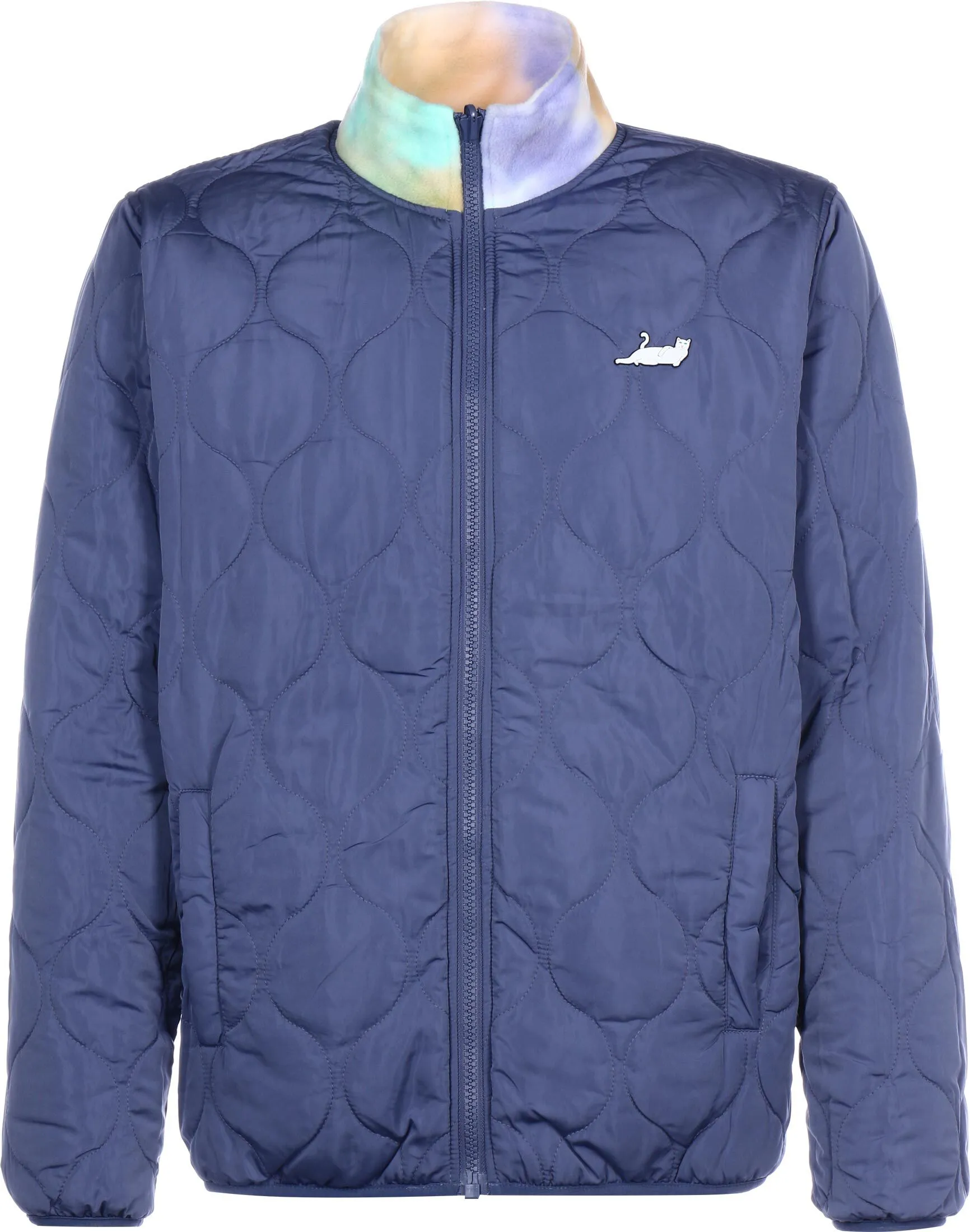 Castanza Reversible Brushed Fleece Quilted Jacket