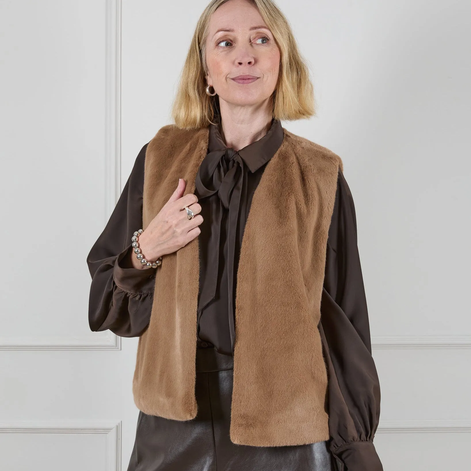 Chalk - Immy Gilet Caramel