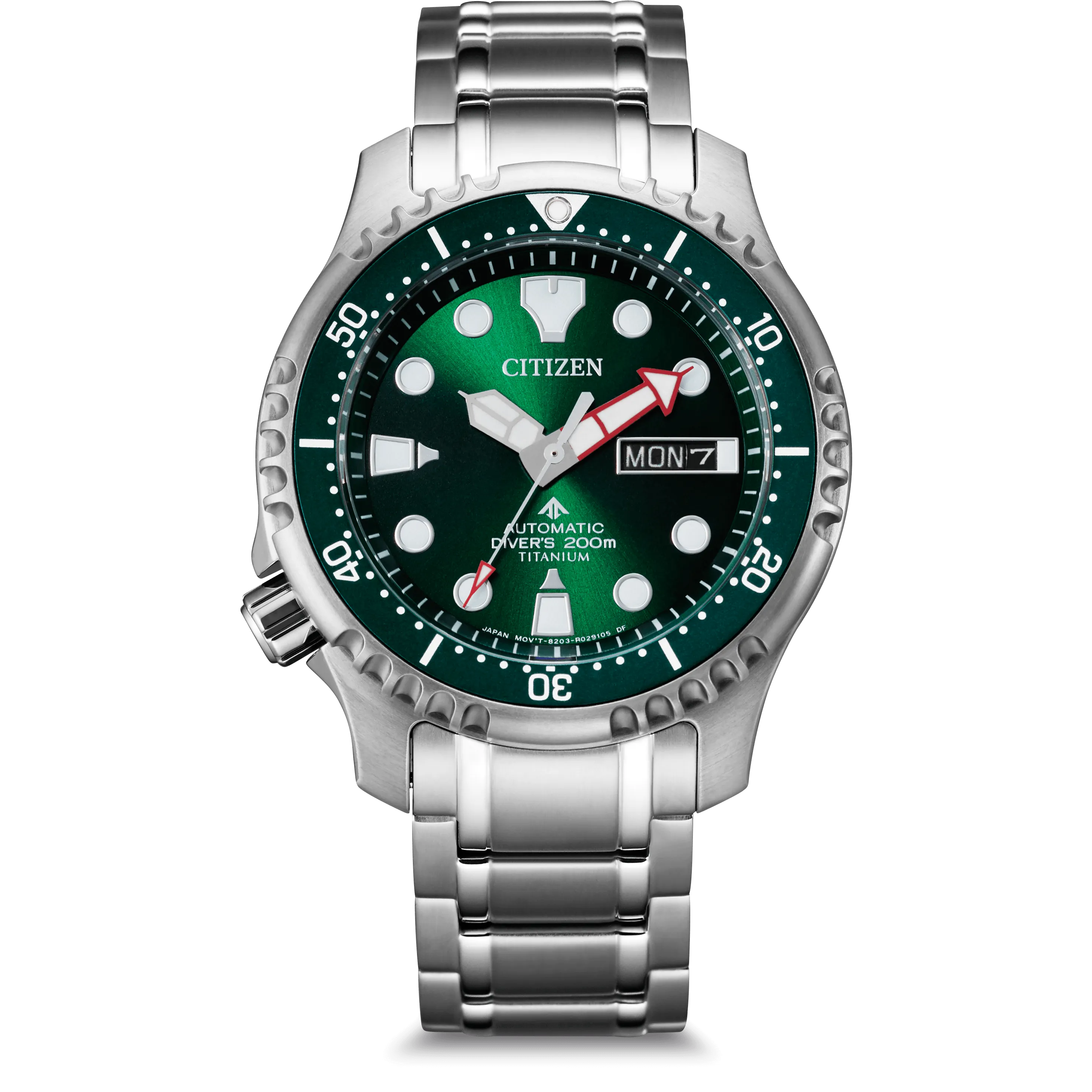 Citizen Promaster Automatic Titanium Green Men's Watch NY0100-50XE