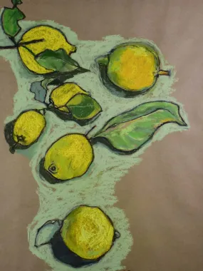 Citrons by Caroline Beauzon - large 34¼" x 24½"