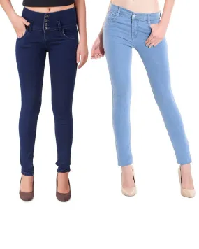 Combo Of 2 Denim Skinny Fit Jeans