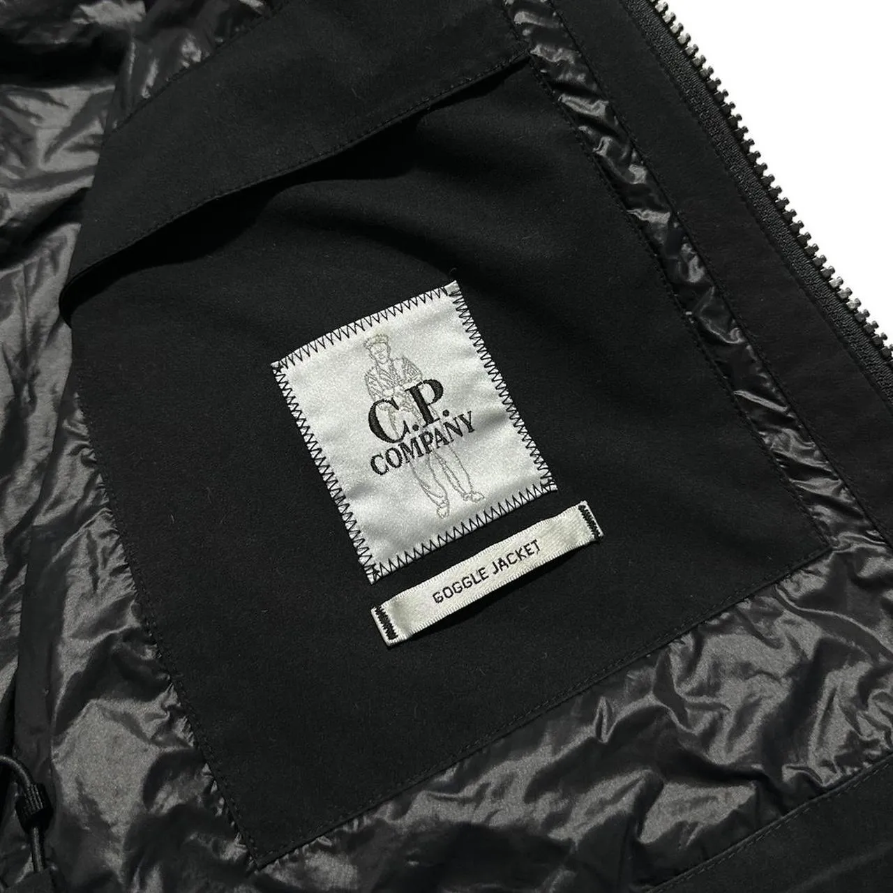 CP Company Pro-Tek Black Goggle Gilet