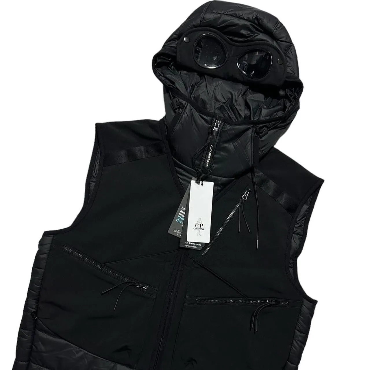 CP Company Shell-R Padded Down Goggle Gilet