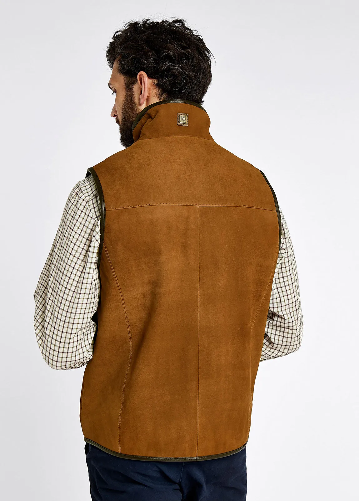 Dunhill Leather Gilet - Tan