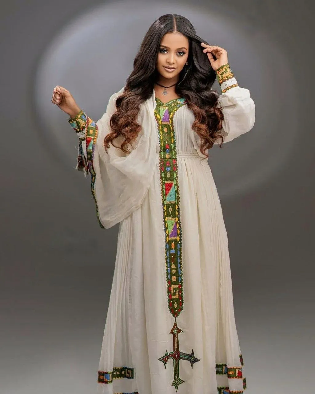 Embrace Ethiopian Dress Elegance with Our Simple Yet Stunning Habesha Dress