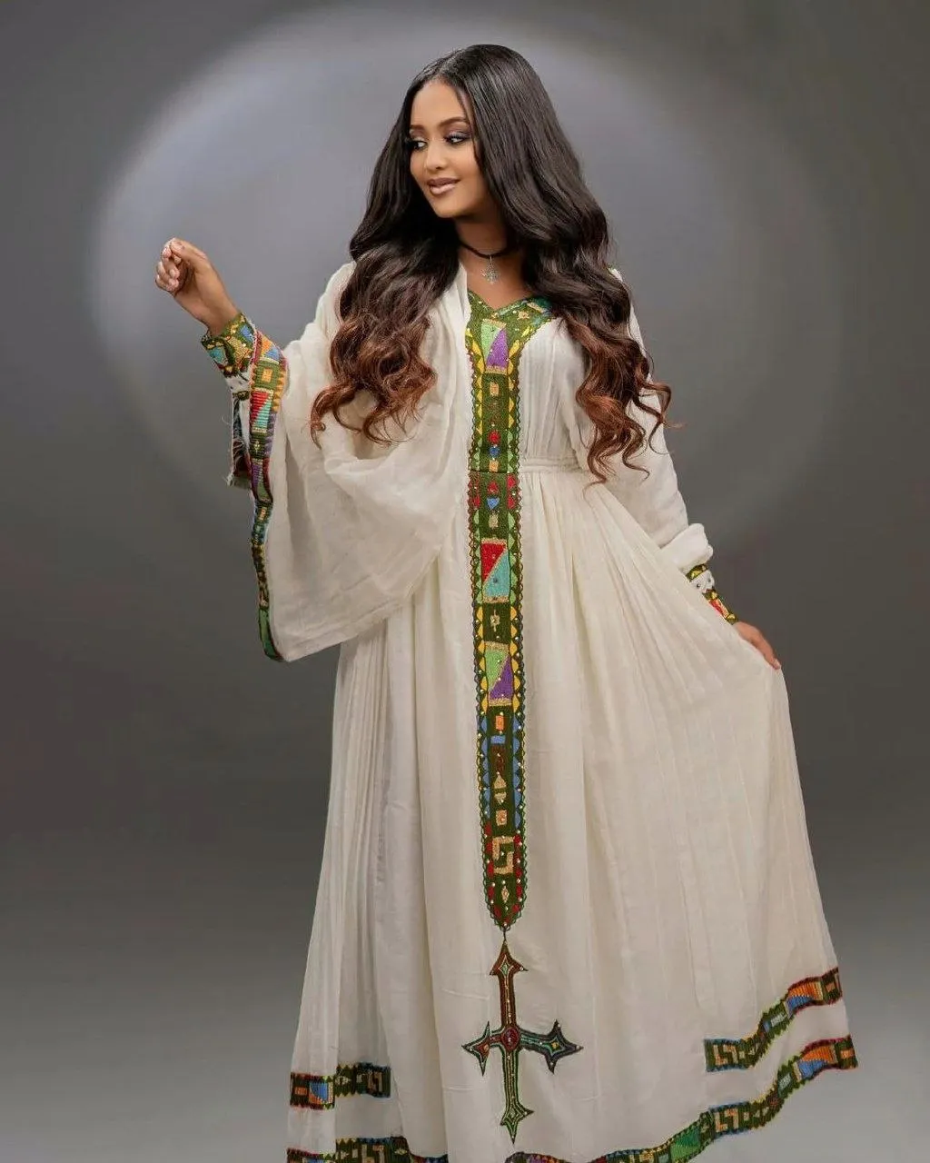 Embrace Ethiopian Dress Elegance with Our Simple Yet Stunning Habesha Dress