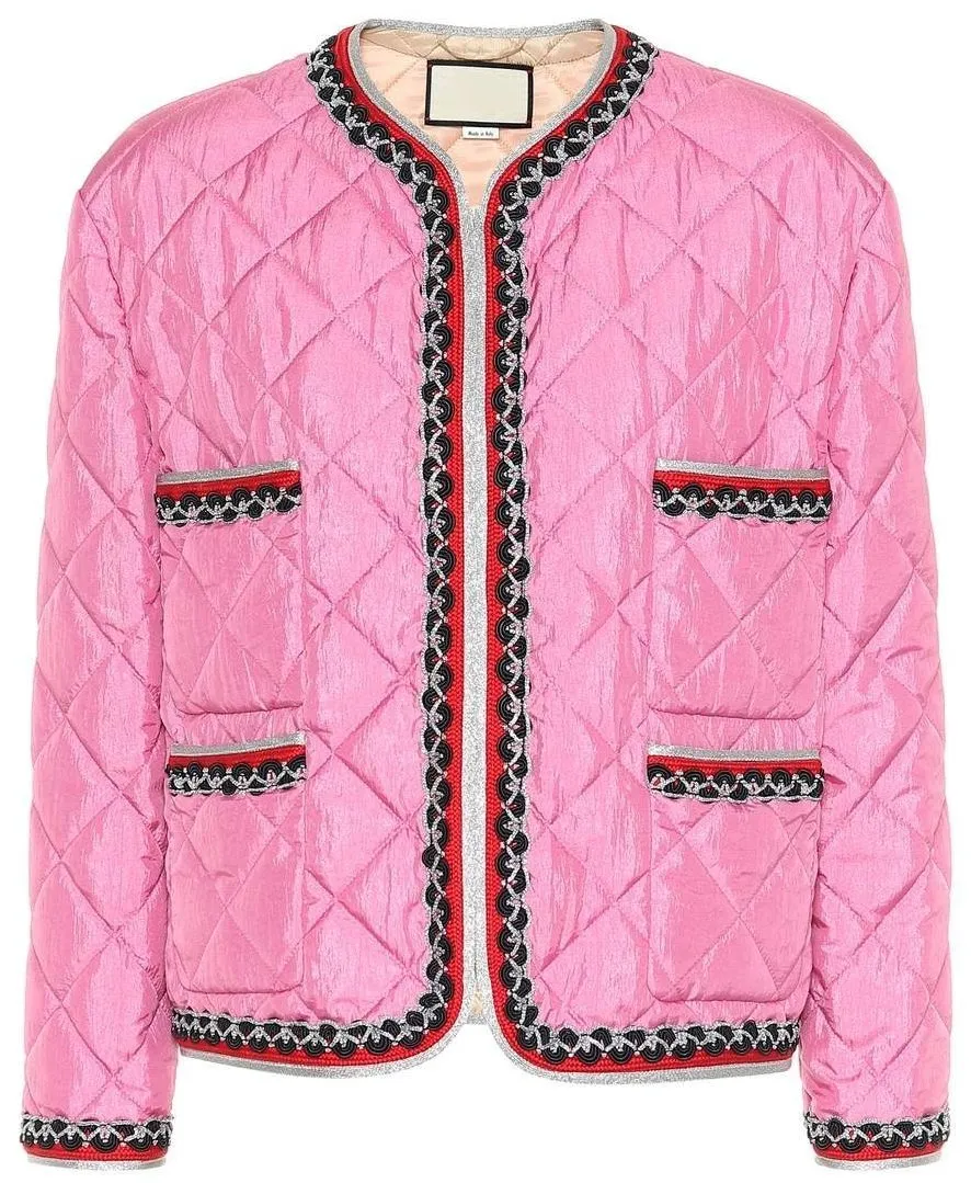 Embroidered Quilted Jacket