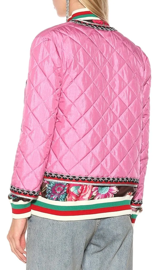 Embroidered Quilted Jacket