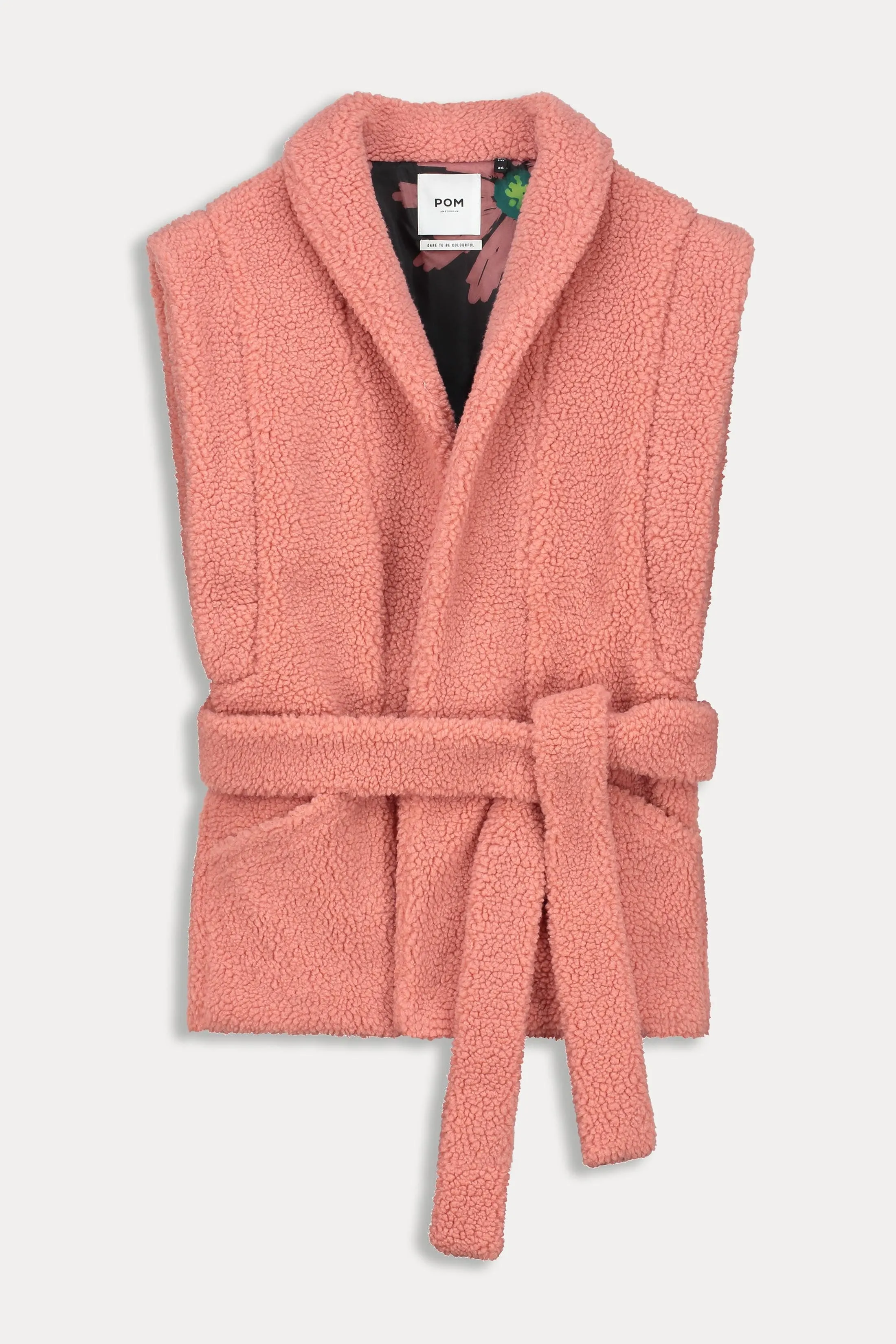 GILET - Teddy Dusty Pink