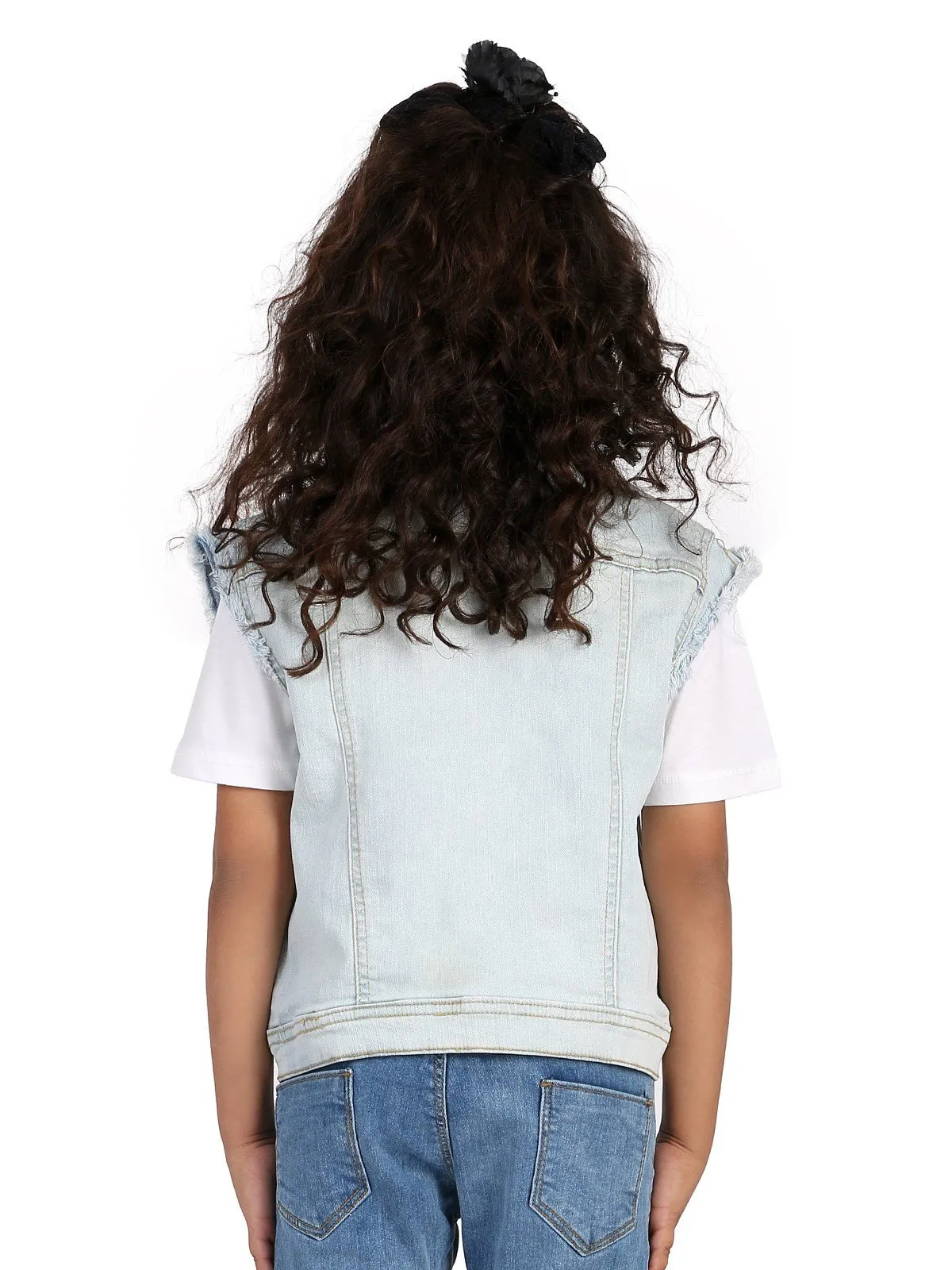 Girl's Ice Blue Jacket - EGTJD19-002