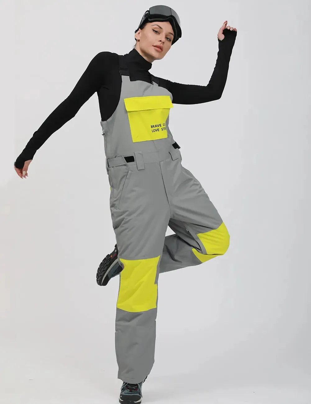 Girls' Loose Insulated Bib Pant