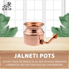 Grip Jalneti Pot, Guiding Water Through The Nasal Passages To Cleanse Them | Made Of Copper