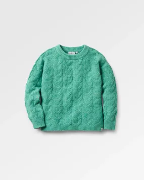 Harvest Recycled Knitted Jumper - Green Spruce