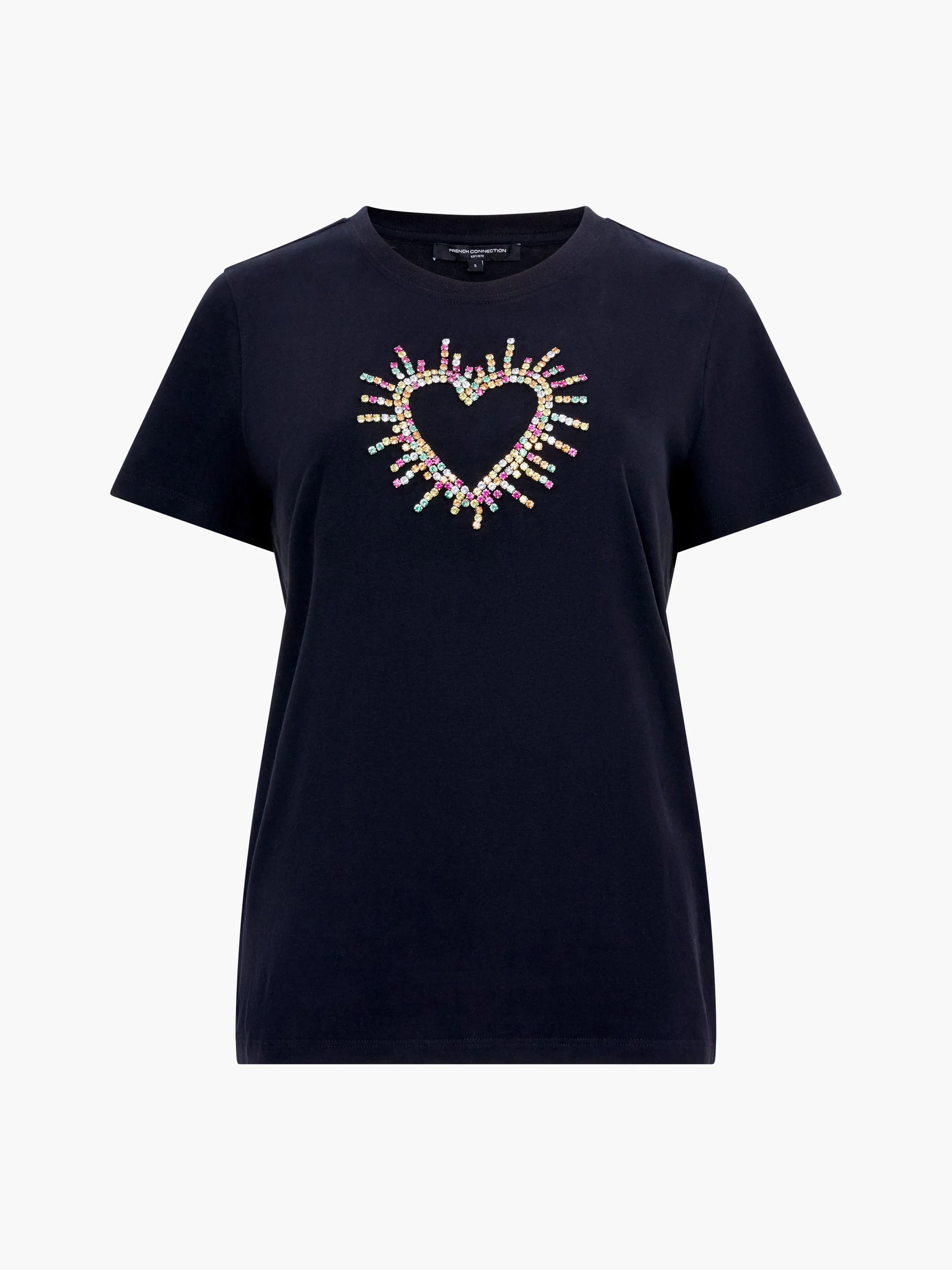 Heart Embellished T-Shirt