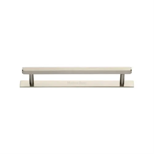 Hexagonal Cabinet Pull Handle with Plate