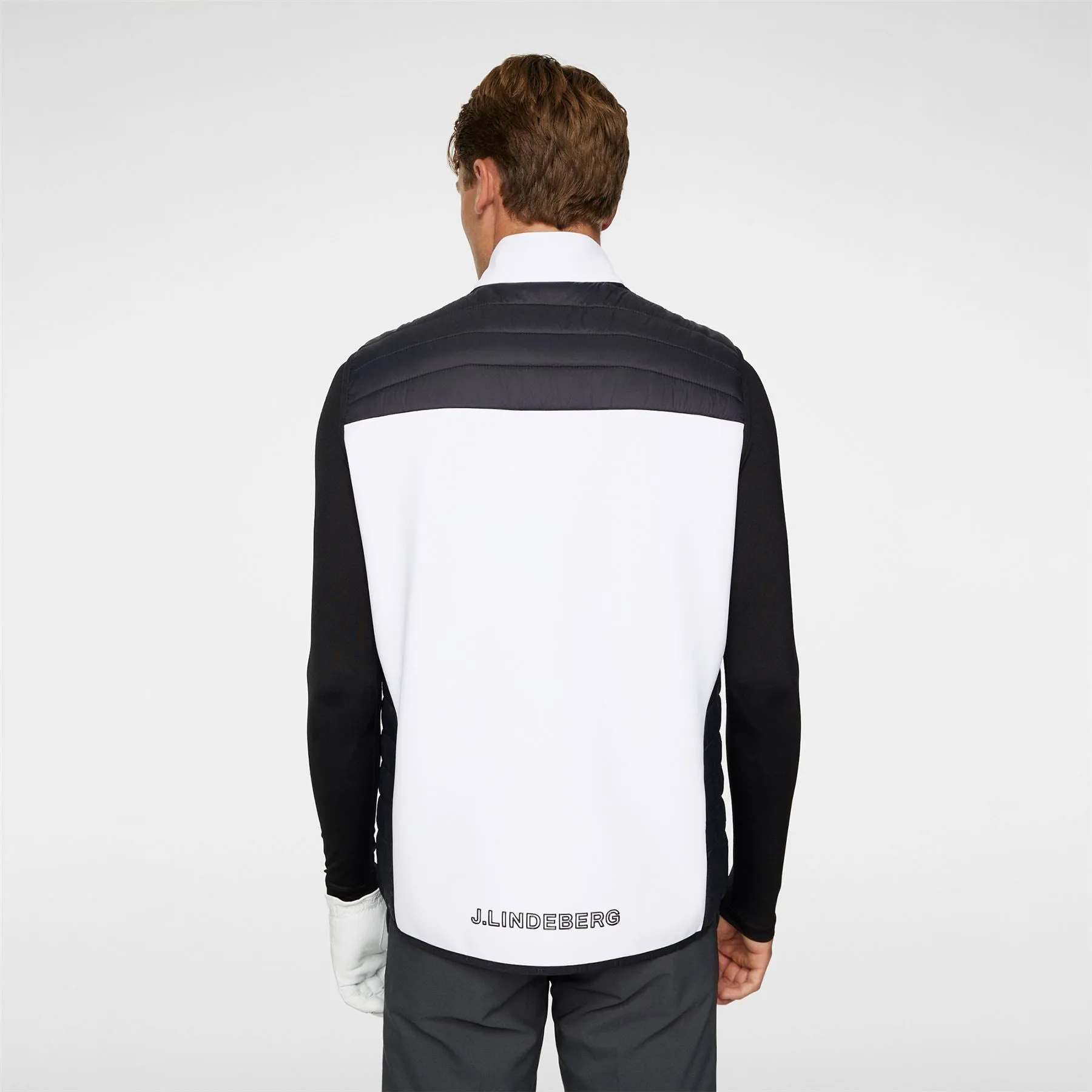 Holden Quilt Hybrid Vest White - AW24