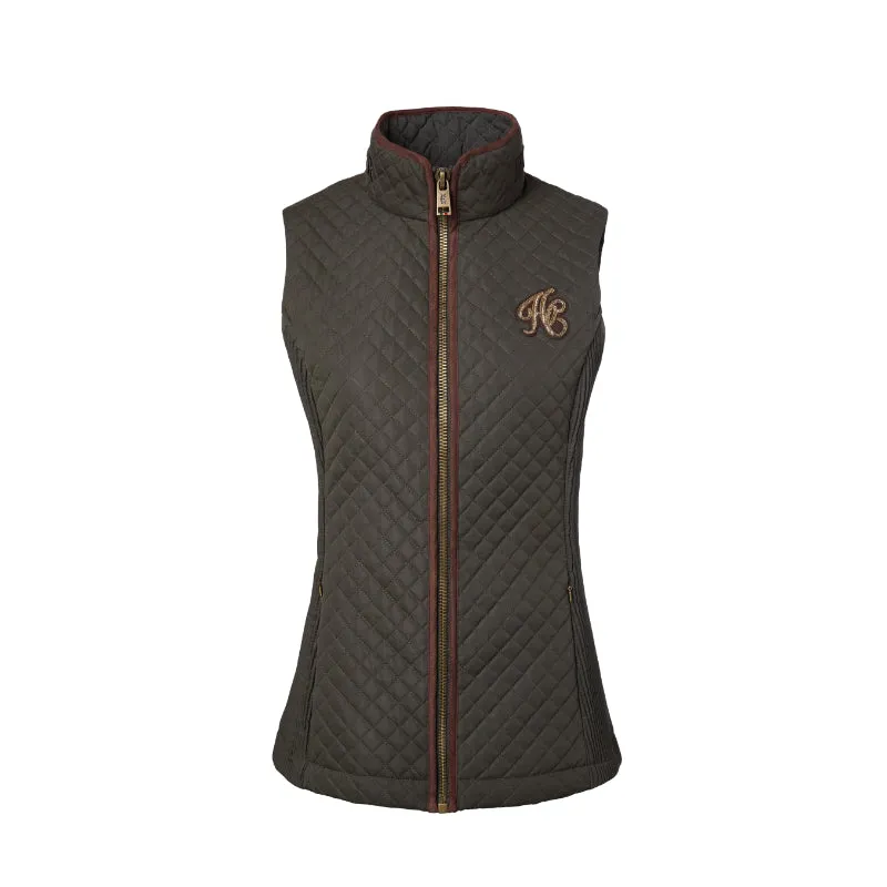 Holland Cooper Cambridge Ladies Gilet - Dark Olive