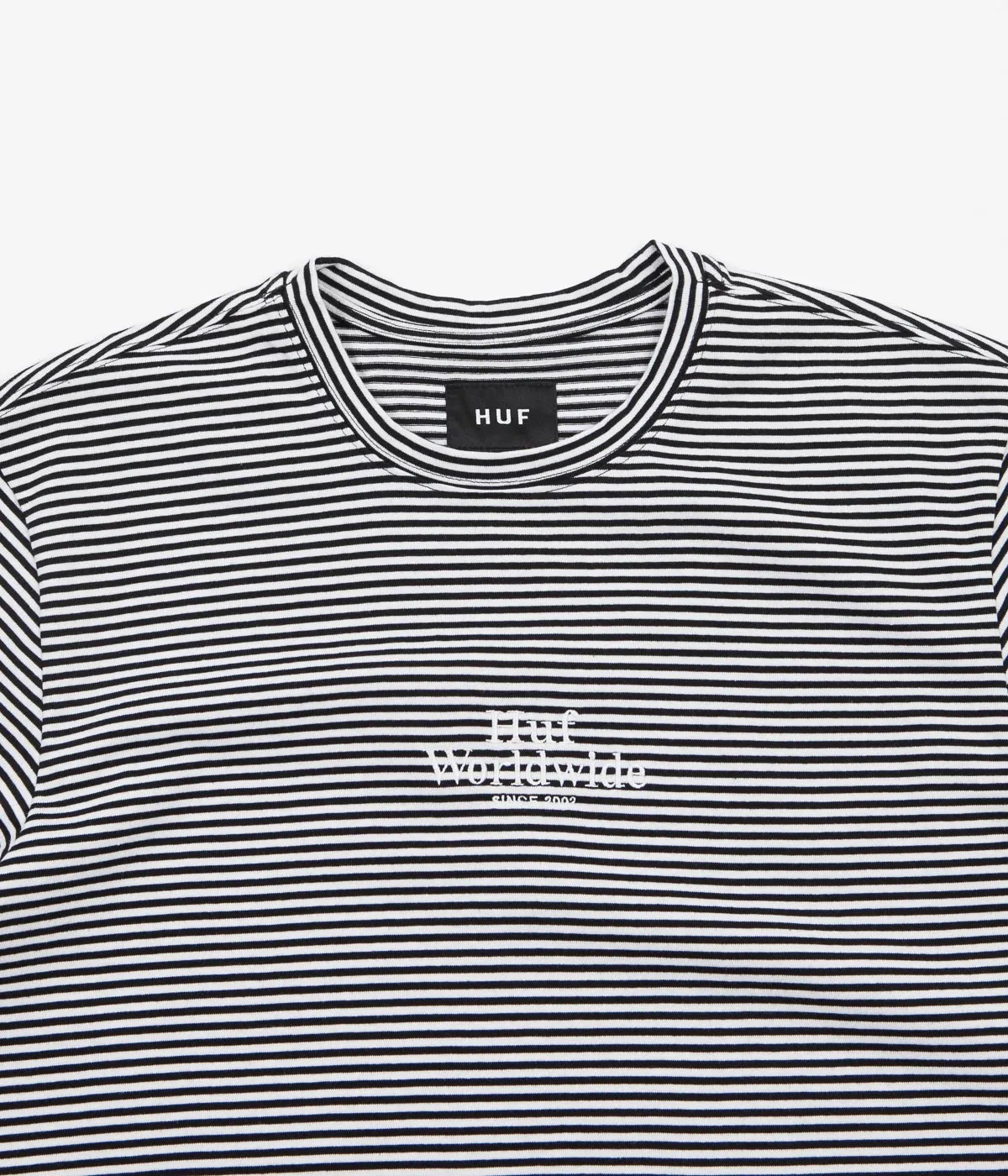 HUF Royale Stripe Short Sleeve Shirt - White / Black