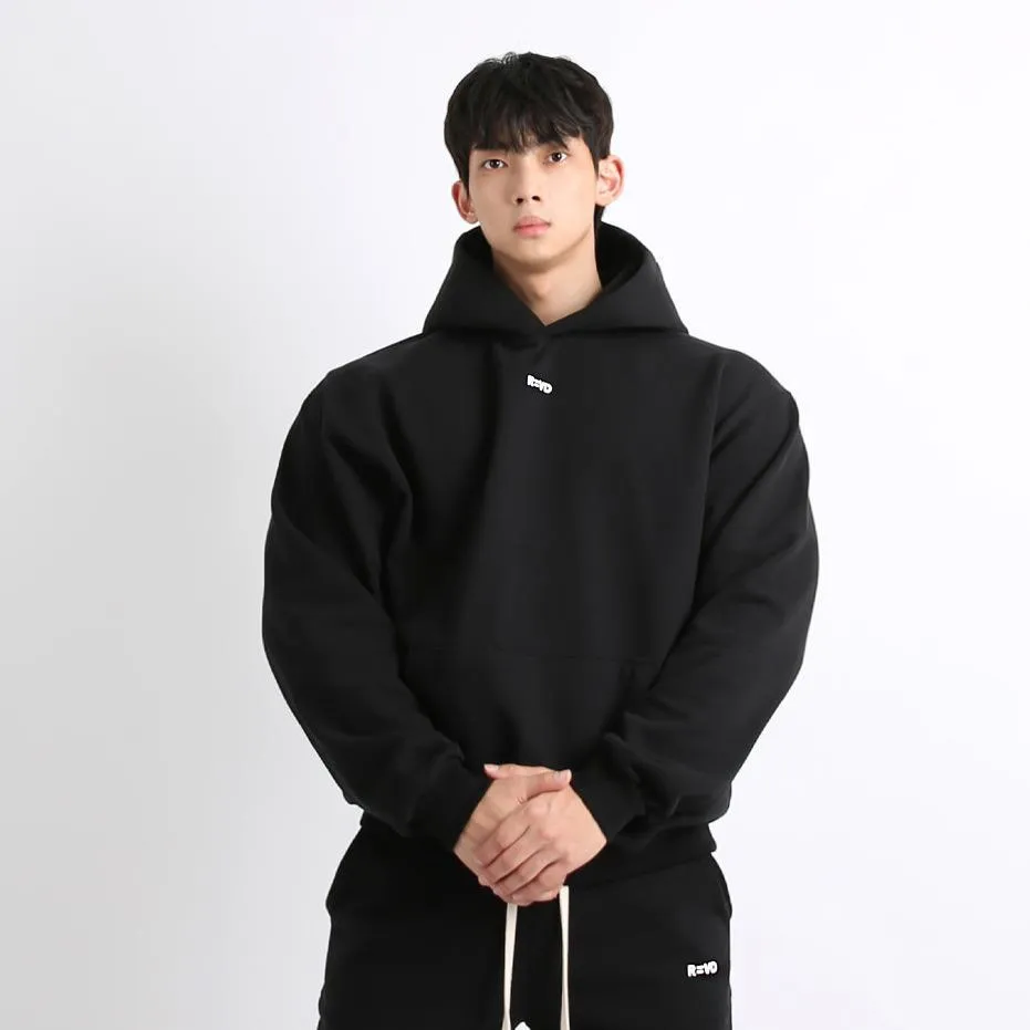 Hzori Men's Sweater Trend Sports Loose Hoodie Training Clothes Running Equipment Fitness Coat Top