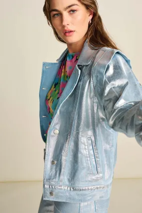 JACKET - Denim Metallic