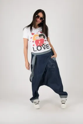 Jeans Drop Crotch Pants Lesila