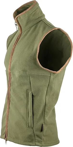 JP Mens Countryman Fleece Gilet Light Olive