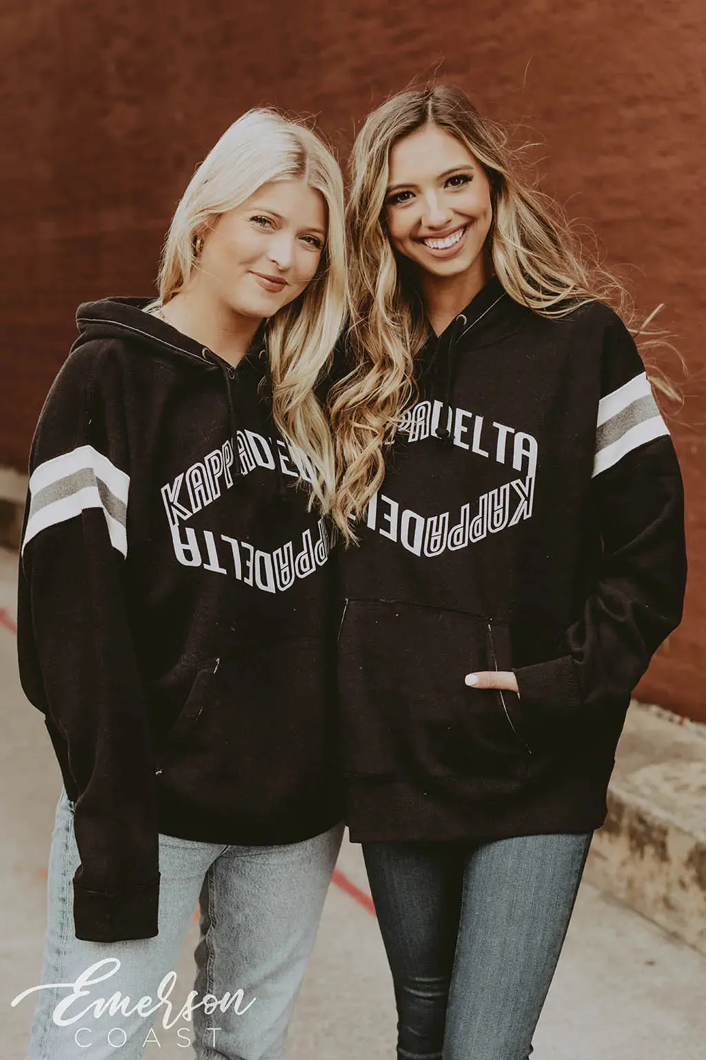 Kappa Delta Striped Hoodie