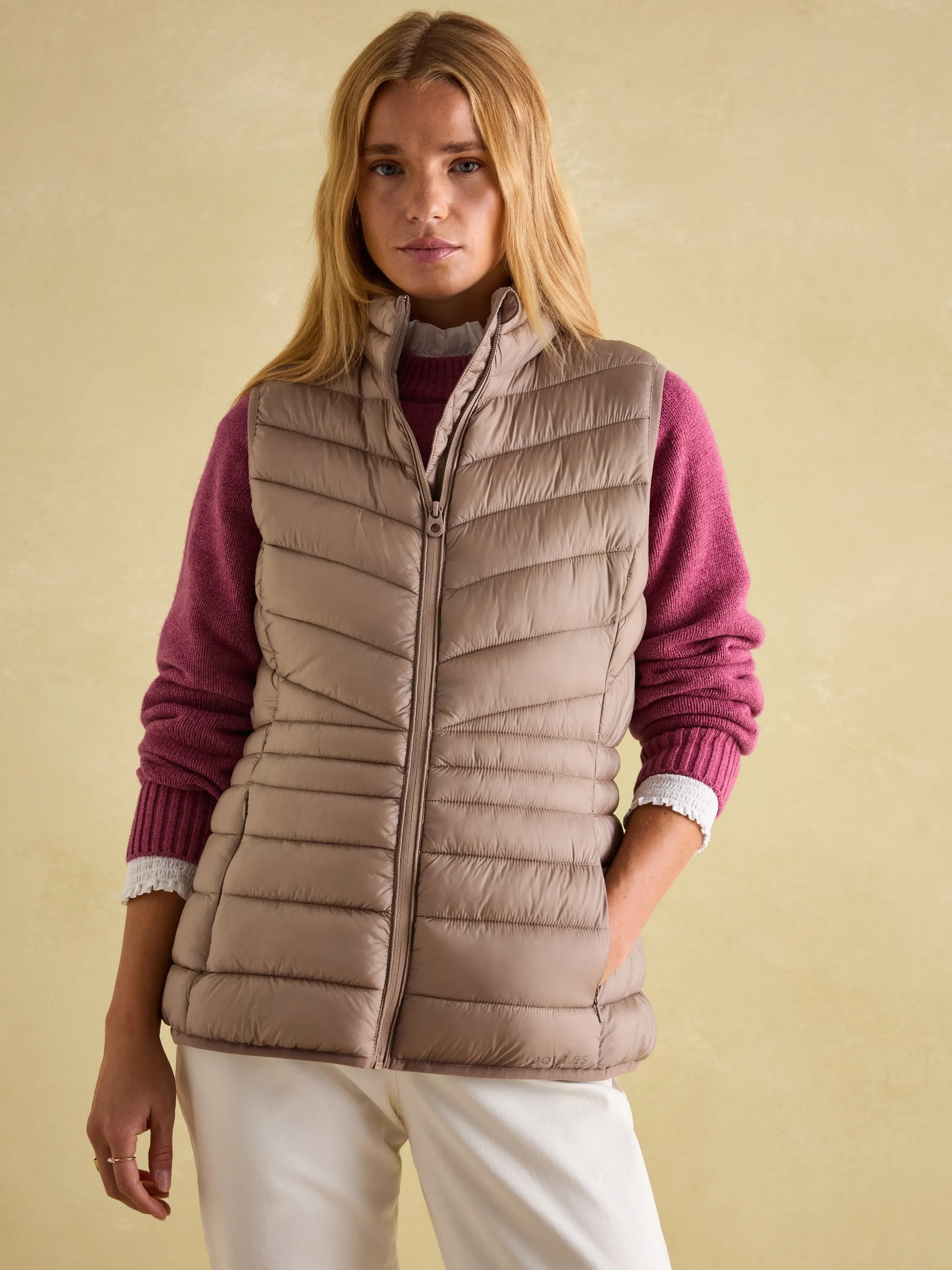 Kenley Pearl Showerproof Padded Gilet