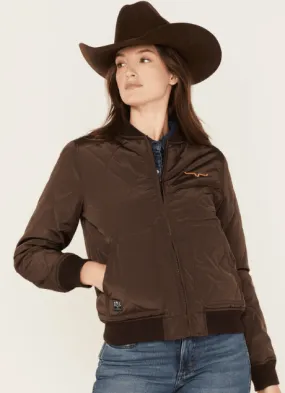 Kimes Ranch Women's Marinos Bomber Brown Jacket