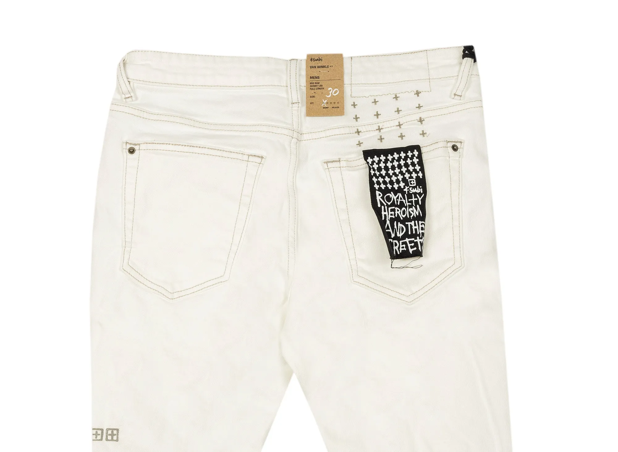 Ksubi Van Winkle Ivory Jeans