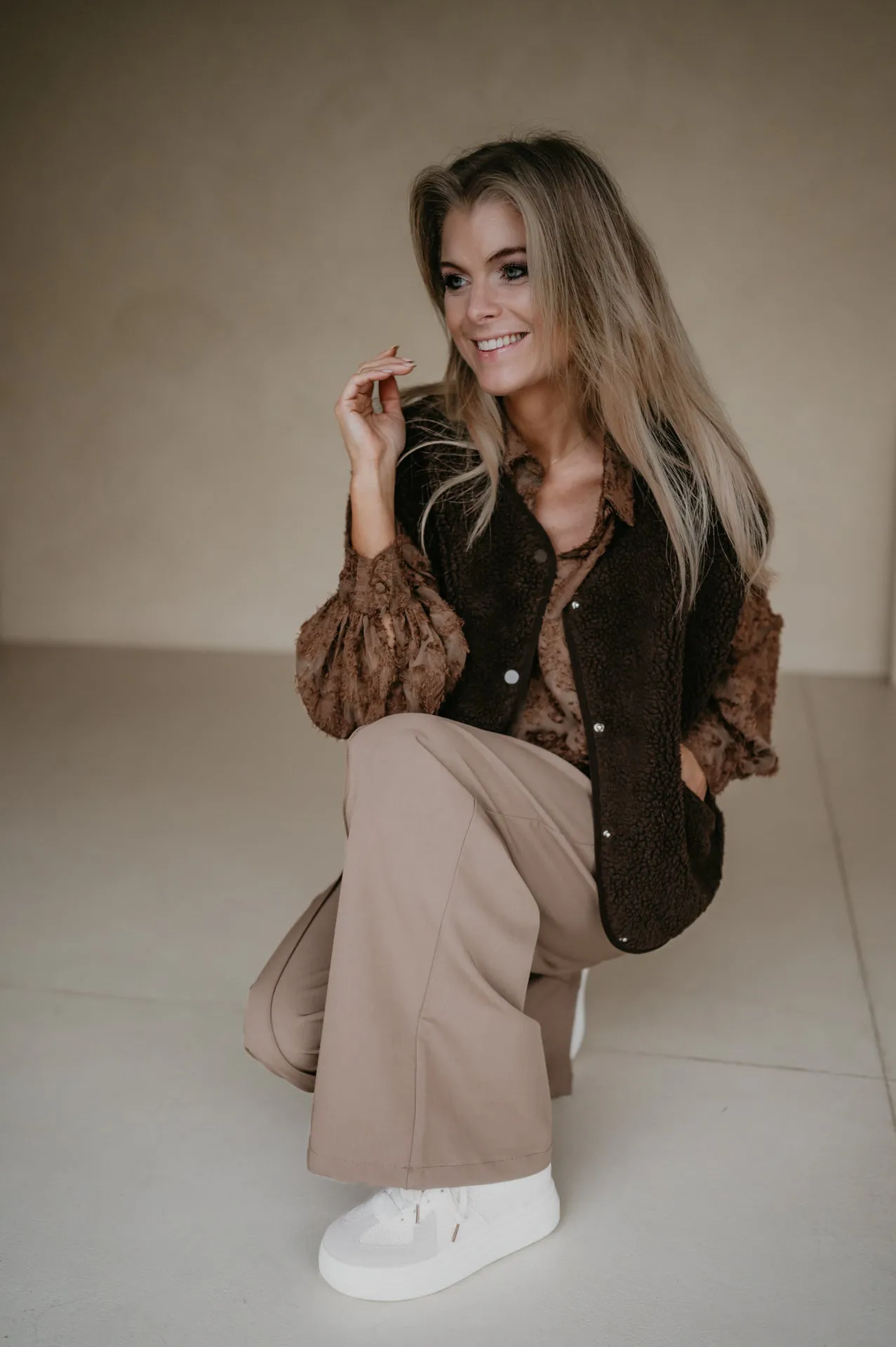 Ledra gilet I Chocolate Brown