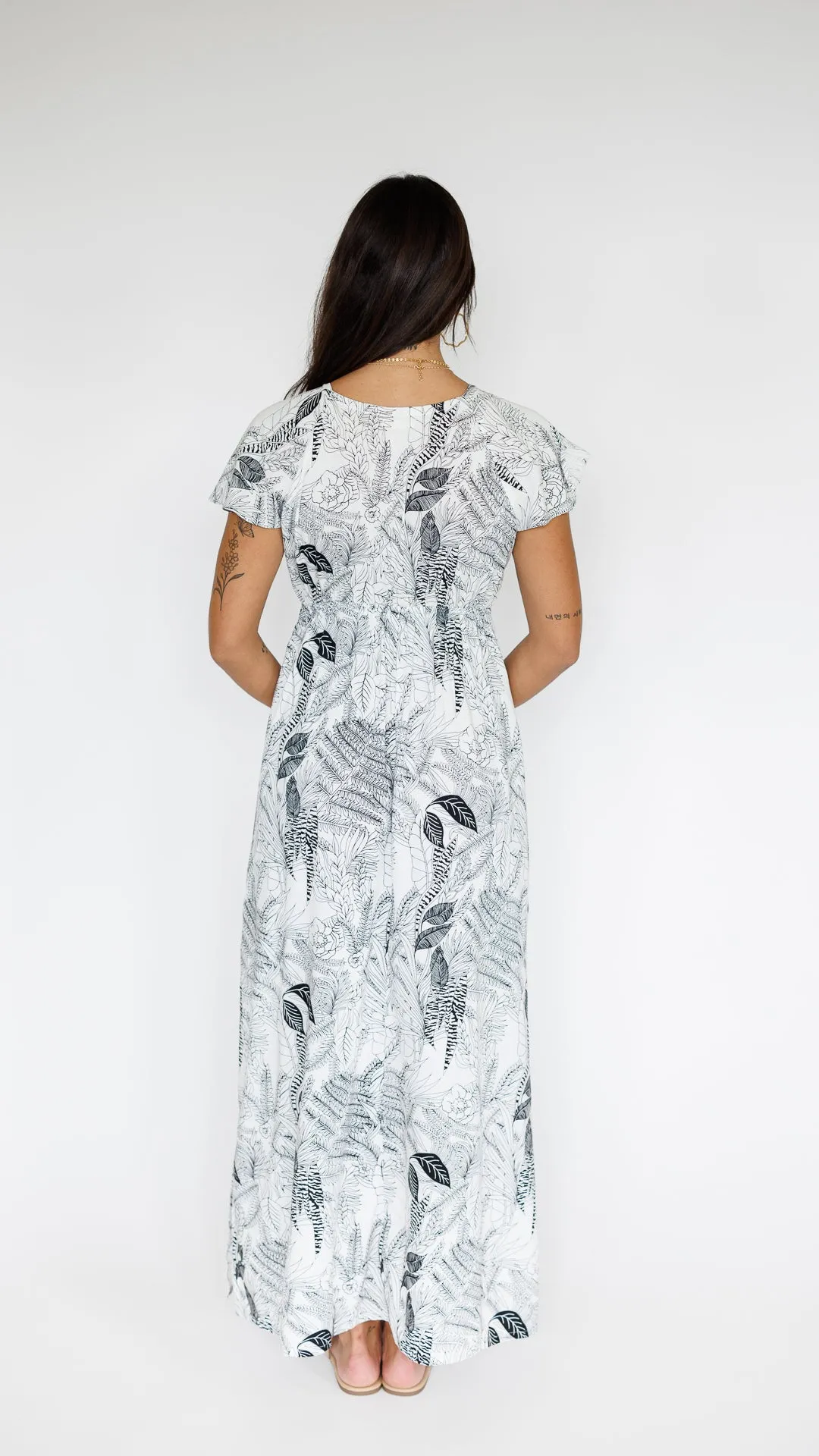 Leilani Dress / Flora Black