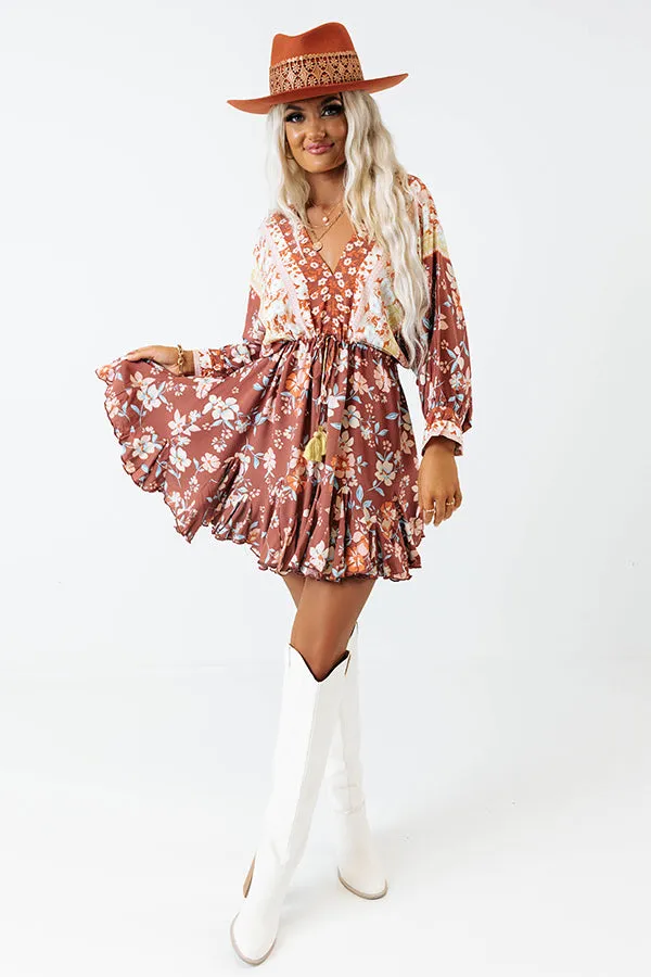 Let's Link Floral Babydoll Dress