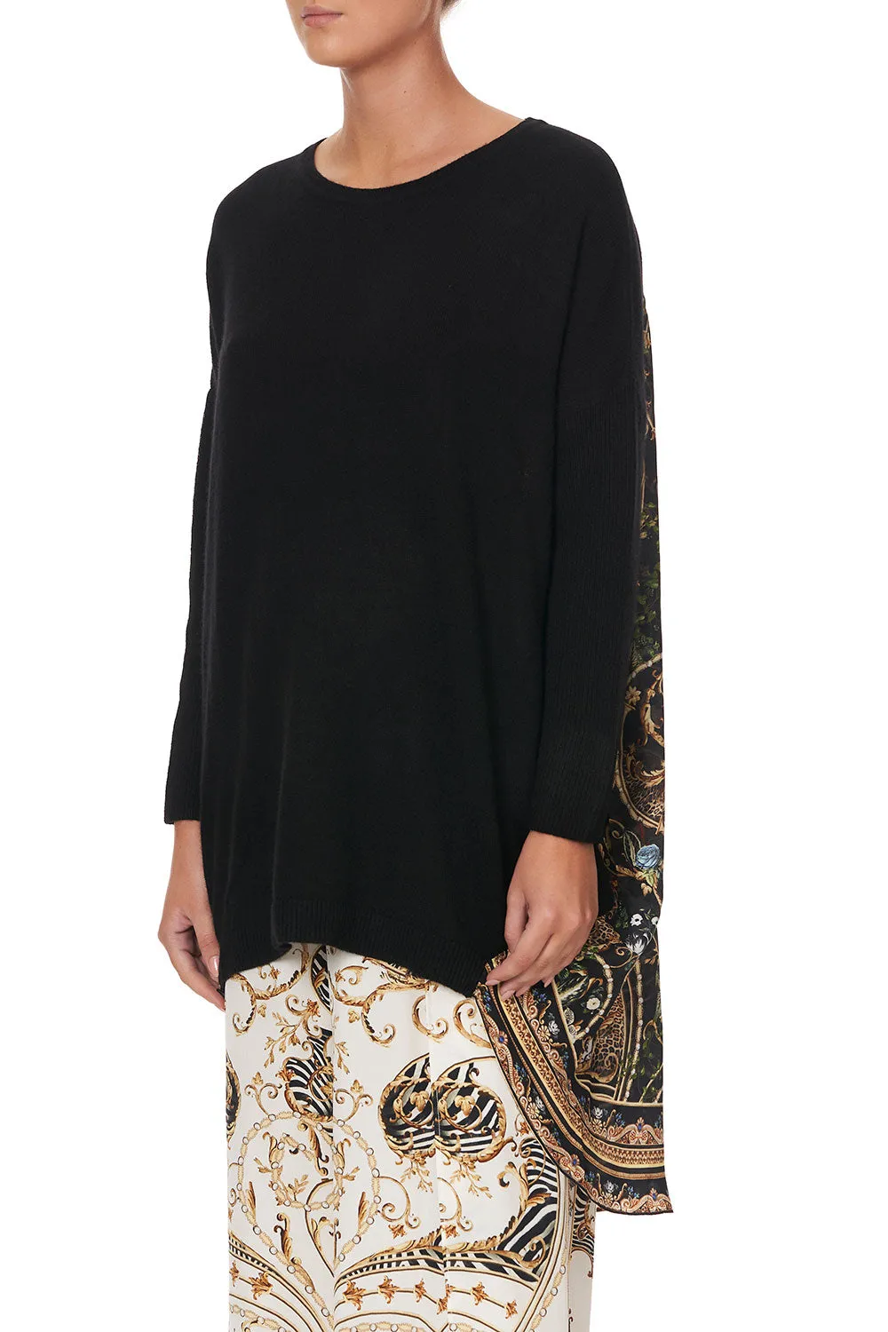 LONG SLEEVE JUMPER WITH PRINT BACK STUDIO 54