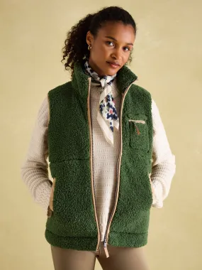 Mallory Green Fleece Gilet