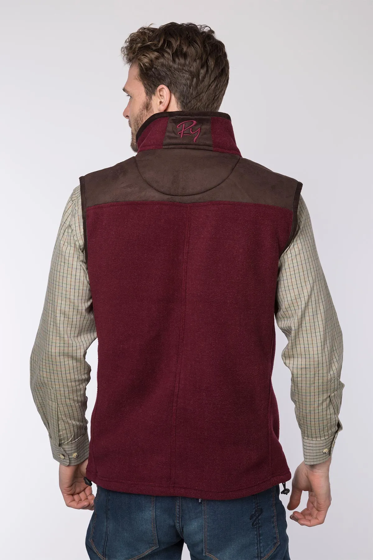 Men's Garton Fleece Gilet Ry Motif