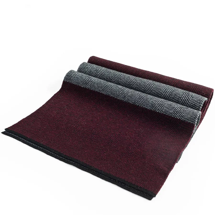 Mens Ilmio Wool Knit Scarf #08