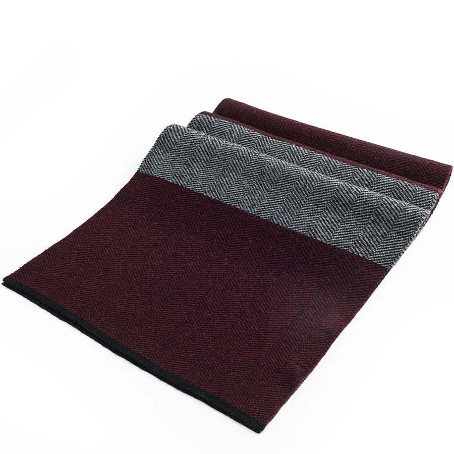 Mens Ilmio Wool Knit Scarf #08