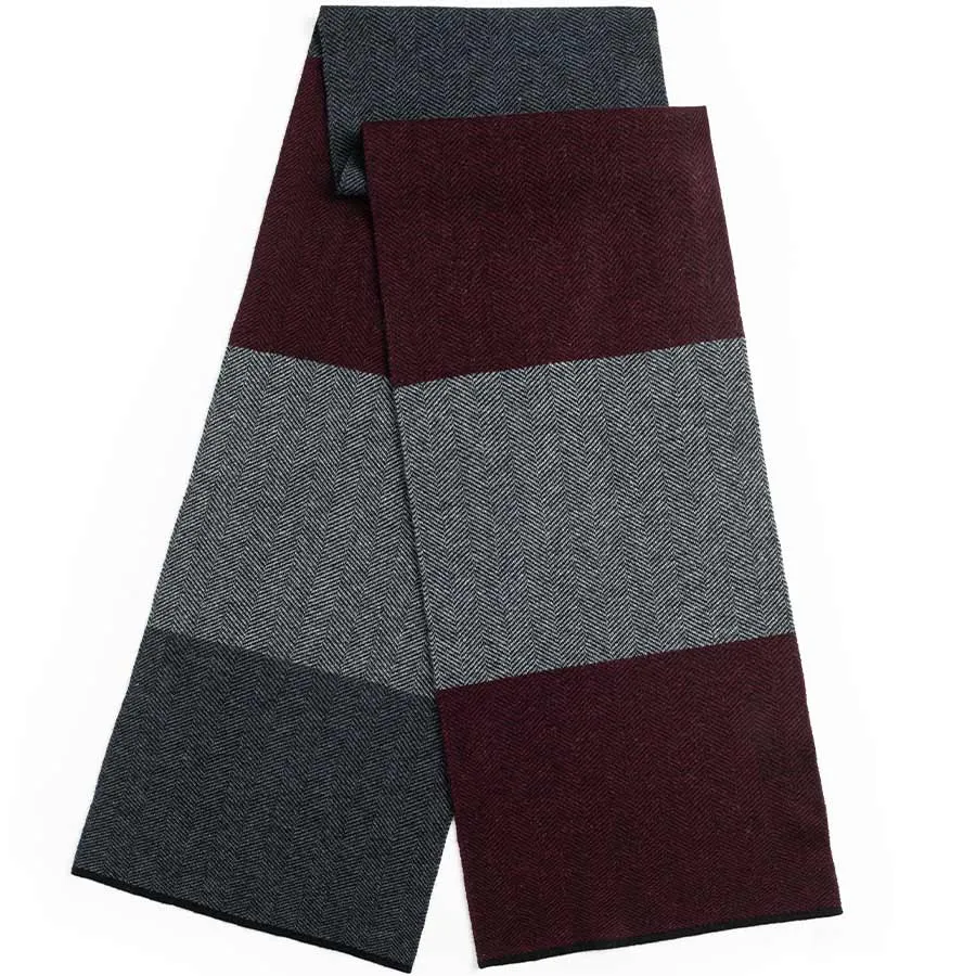 Mens Ilmio Wool Knit Scarf #08