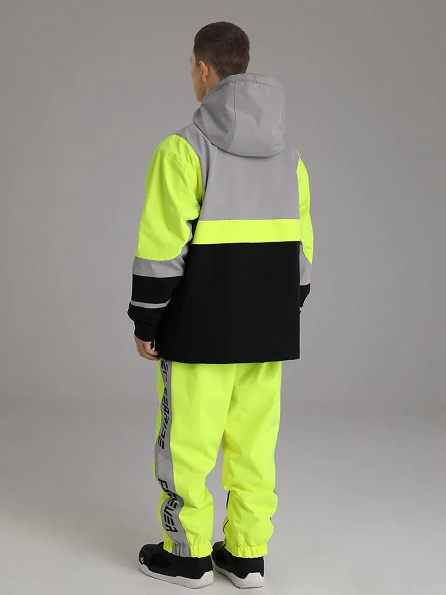 Men's Oversized Cargo Snowboard Jacket & Pants