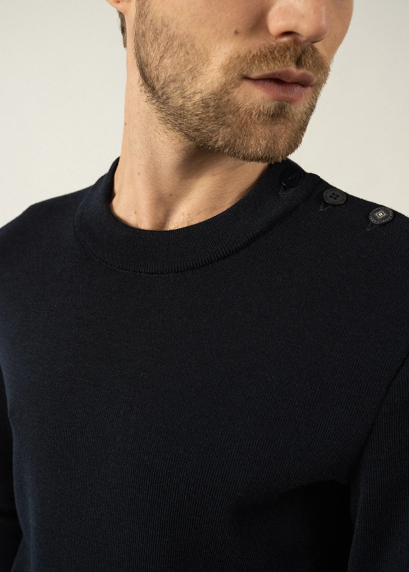 Mondiovision Eiffel sailor jumper - SAINT JAMES x La Tour Eiffel (NAVY/ECUME)