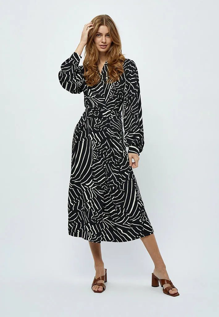 MSKassandra Maxi Dress - Black Print