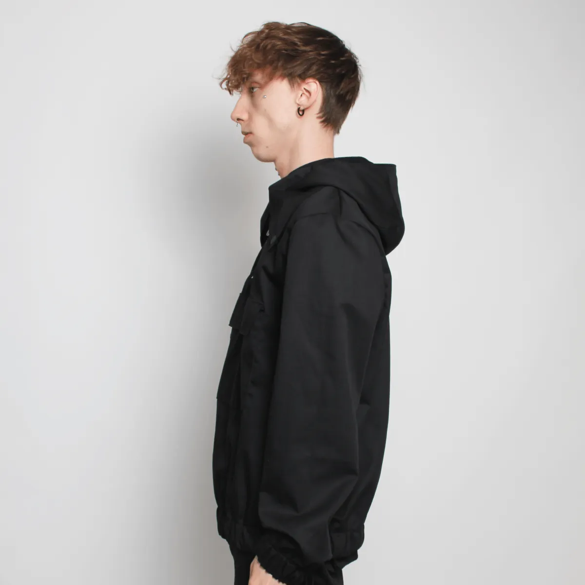 MULTI POCKET WINDCHEATER BLACK