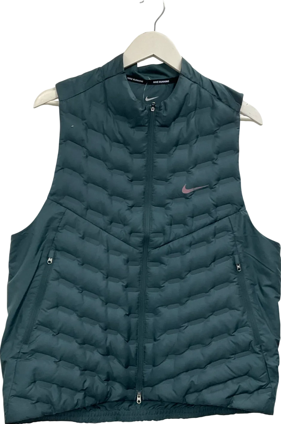 Nike Blue Men's Down Running Gilet UK L