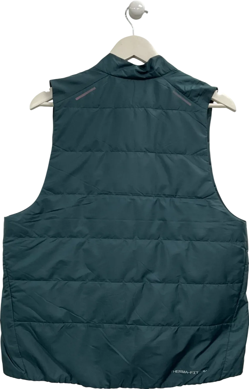 Nike Blue Men's Down Running Gilet UK L