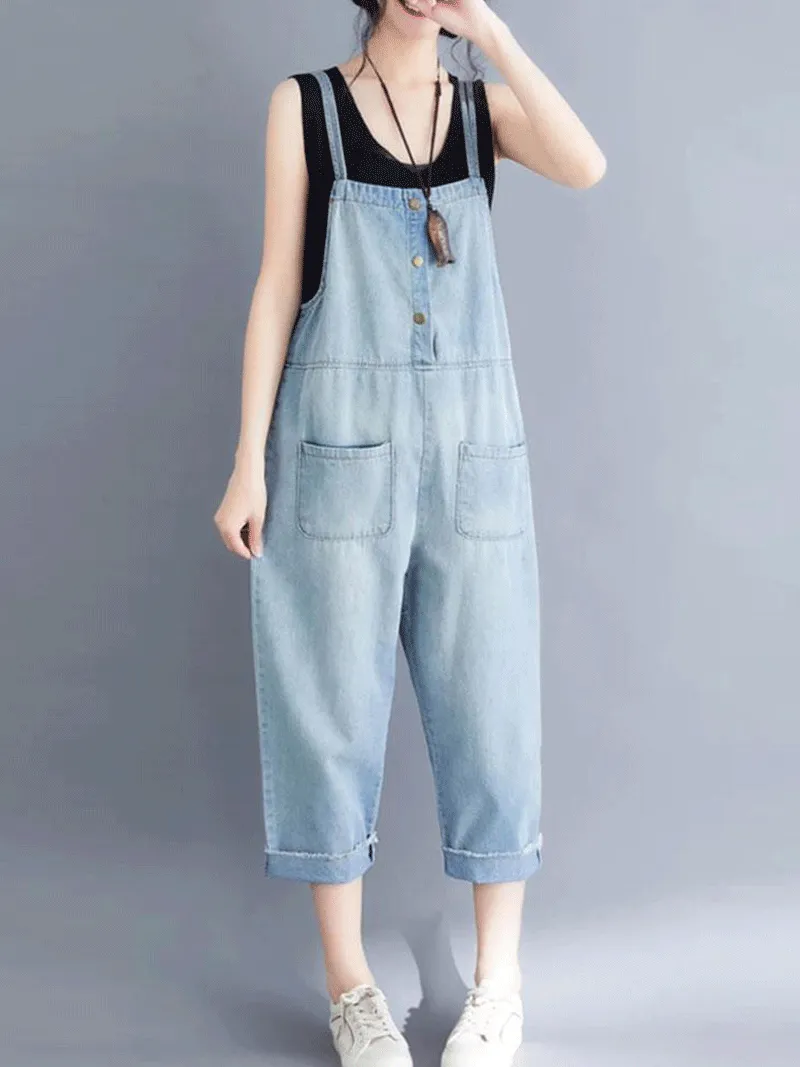 Out of the Woods denim Overall Dungaree