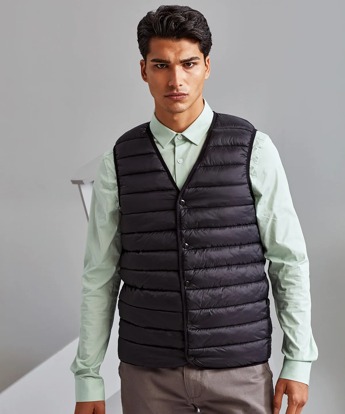 Padded gilet vest | Black