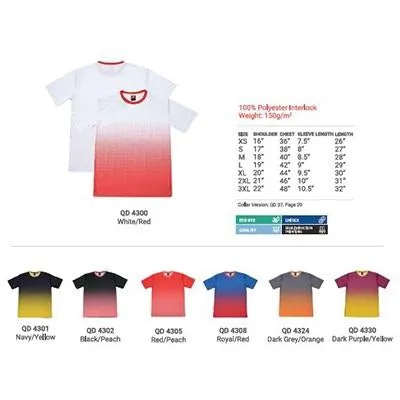 Quick Dry Sublimation Sports T-shirt