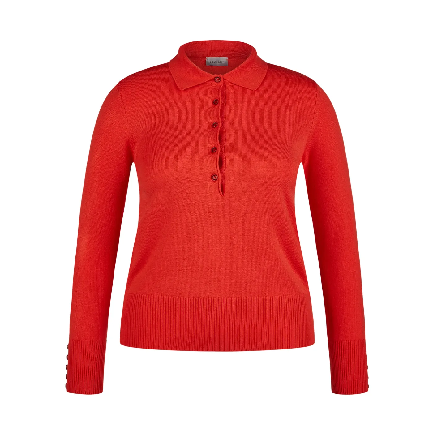 Rabe Collared Pullover | Saffron